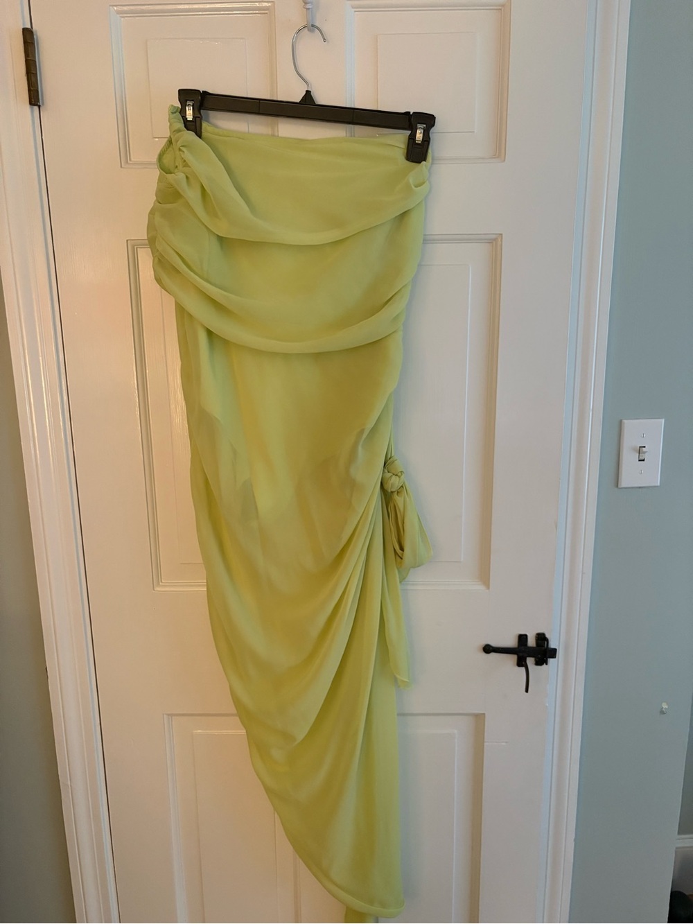 Women’s Lime Green NWT Sheer Maxi Dress